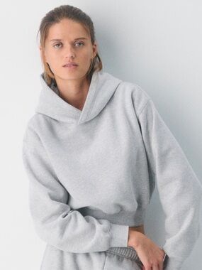 TNA Cozy Light Gray Hoodie